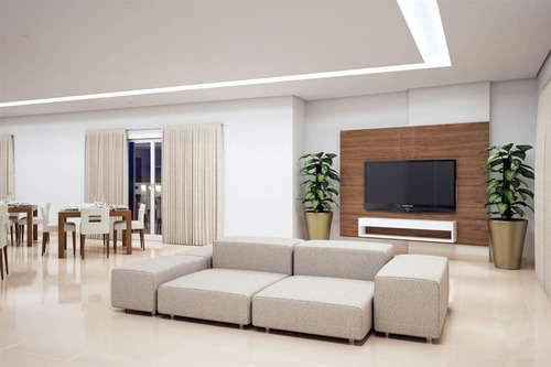 Imagem 7 de 10 de Apartamento, 3 Dorms Com 106.28 M² - Aviação - Praia Grande - Ref.: Ra142 - Ra142