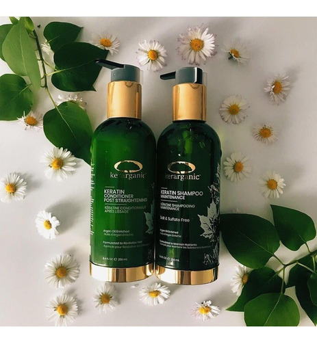 Kerarganic Keratin Shampoo Mantenimiento + Acondicionador