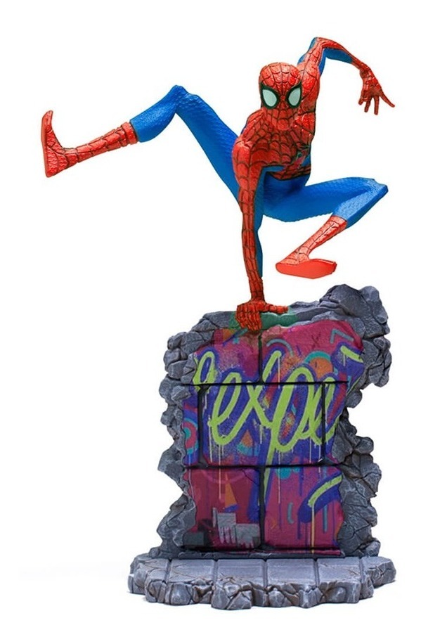 Peter Parker Into The Spider Verse 1/10 Iron Studios | Mercado Livre