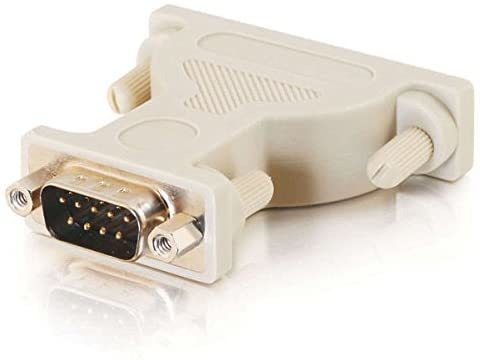 Adaptador C2g De Db9 Macho A Db25 Hembra, Begie