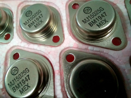 Par Mj15024 + Mj15025 Transistor 250v 16a To-3 On Originales
