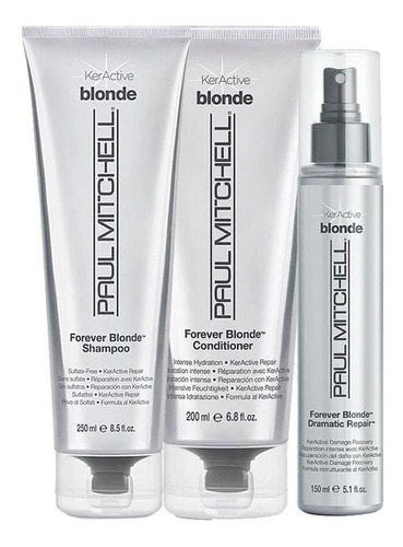 Kit Paul Mitchell Forever Blonde Sh.250ml Cond.200ml Leave