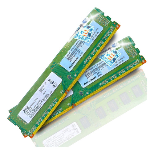 Memória Ram Smart Kit 2x Ddr3 2gb 1333mhz Verde Desktop (Recondicionado)