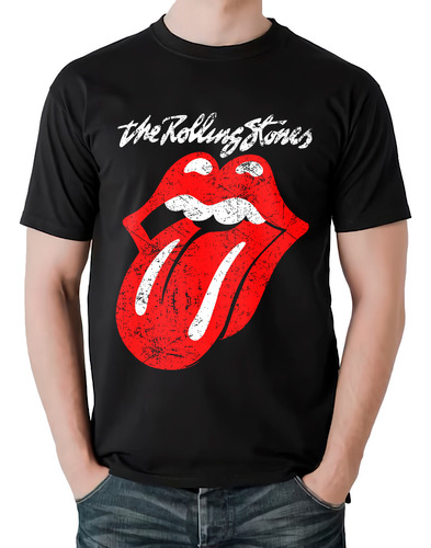 Camiseta Rolling Stones Banda Rock Metal