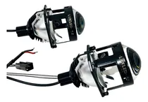 Comprar Par Faros Faros Proyectores Con Lupa Bi Led Alta Y Baja 80w