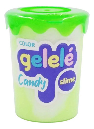 Slime Gelelé Candy Color 180g - Doce Brinquedo