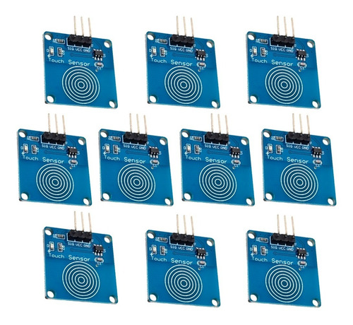 10 Pzas Boton Tactil Ttp223b Sensor Capacitivo Touch Switch