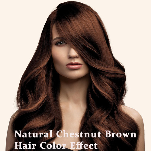 Lymznus Champú Para Tinte De Cabello Marrón Castaño 3 En 1,