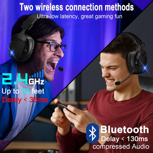 Auriculares Inalámbricos For Juegos Con Micrófono Bluetooth