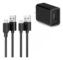 Comprar Cargador Rápido 15w + Cable Usb-c Y Micro Usb Para Tablets F