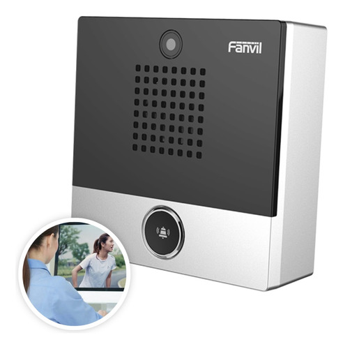 Intercom Ip Un Boton Con Camara, Rele Nc/no Ip54 Poe