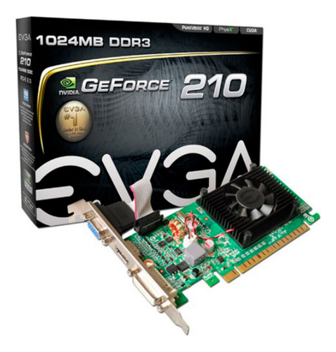 Tarjeta De Video Evga Geforce G210 1gb Ddr3 Dvi/hdmi/vga