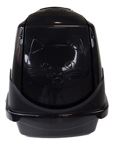 Banheiro Cat Toilette Happy Cat Com Carvão Ativado - Preto
