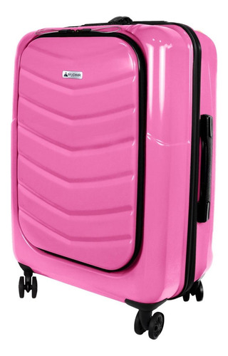 Maleta Rígida 28'' Skypeak Pearl Color Rosa Con Candado Tsa