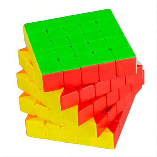 Cubo Magico Profissional Moyu Meilong Sem Adesivo 5x5 Cor Da Estrutura Branco