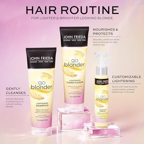 Shampoo John Frieda Sheer Blonde Go Blonder E Conjunto Para
