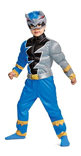 Disfraz De Power Ranger Azul Para Niños Pequeños, Traje Of