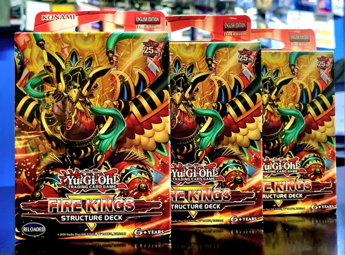 Yugioh 3 Structure Decks Fire Kings En  Inglés