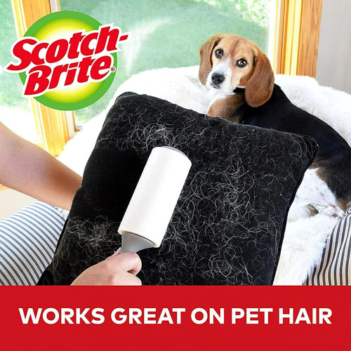 Rollo De Pelusa Whisky Brite De 3 M, 50% Adhesivo, 95 Hojas