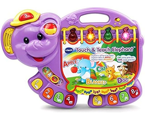 Vtech Elefante Para Tocar Y Aprender, Morado, Exclusivo En 