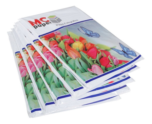 1000 Folhas Papel Foto Glossy Brilho 120g A4 Á Prova D'agua