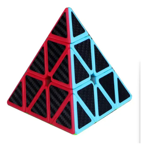 Pyraminx Moyu Meilong Fibra De Carbono Cobra Cubo Velocidad