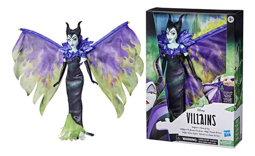 Muñeca Hasbro Disney Villains Maléfica Llamas De Furia 27 Cm