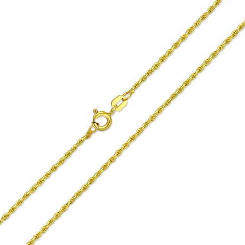 2mm 030 Gauge Strong 14k Gold Plated .925 Sterling Silver Ro