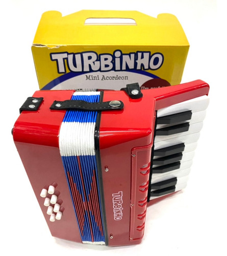 Acordeon Infantil Turbinho Sanfona Gaita Novo Original