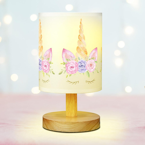 Vihose - Lámpara De Mesa De Noche Con Estampado De Unicornio