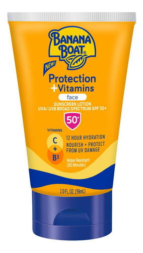 Banana Boat Proteccin + Vitaminas Protector Solar, Locin Fac