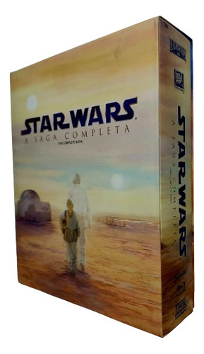 Star Wars A Saga Completa Blu-ray 6 Filmes 9 Discos Livreto