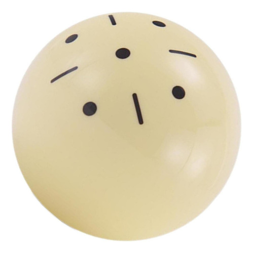 - Resina Cue Ball Billar Pool 52mm Beige Regalos Accesorios
