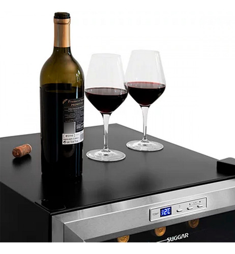Adega Climatizada Suggar Lyon 13 Garrafas 220v Inox