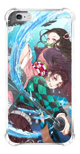 Capinha De Celular Compatível Kimetsu Tanjiro E Nezuko 3