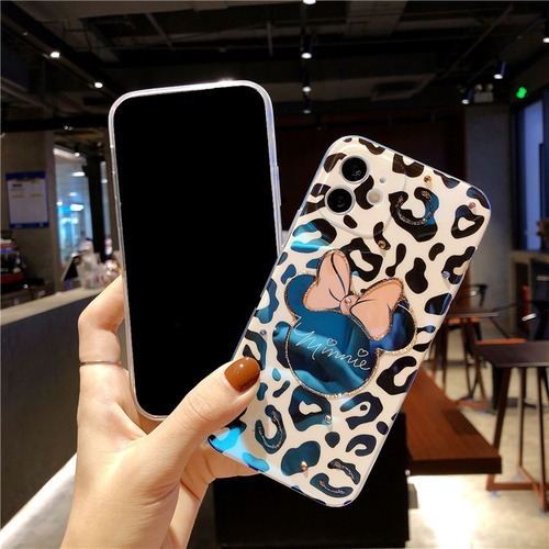 Funda Leopard Mickey Y Minnie Para Iphone12promax