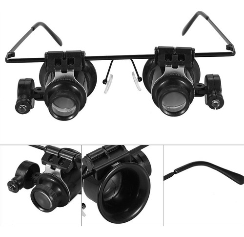 Lupa Para Reloj, Joyero, Gafas, Reparación De Lentes, Luz Le