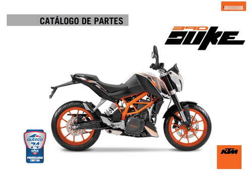 Ktm 390 Duke Manual De Partes 2015 Version Papel