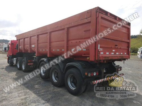 Scania P124 La 6x2 420cv + Reboque Librelato Caçamba 3 Eixos