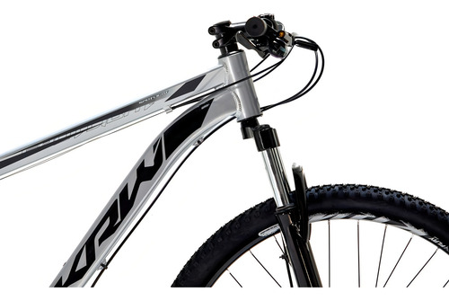 Bicicleta Aro 29 Krw Alumínio 24vel Hidráulico Suspensão S2 Cor Prata/Preto