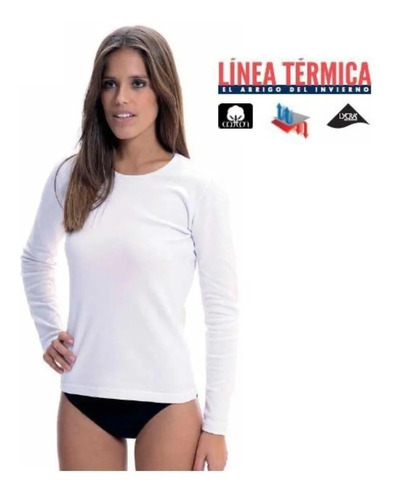 Camiseta Termica, Manga Larga, Mujer. Tale 1 Al 6