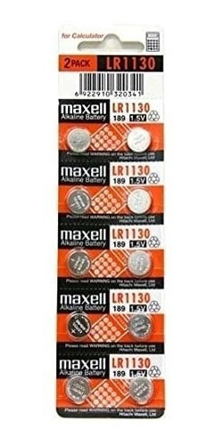 Pack 10 Pila Lr1130 Maxell 1,5v - Lr 1130 - (ag 10) Original