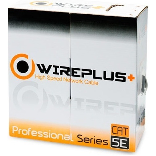 Bobina De Cable Utp Indoor Cat5e 305mts Wireplus