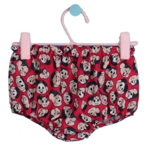 Imagem 2 de 3 de Vestido Bebê Baby Vermelho Mon Sucré Turma Da Mônica 18006