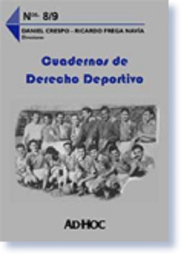 Cuadernos De Derecho Deportivo Nº 8/9 - Frega Navia