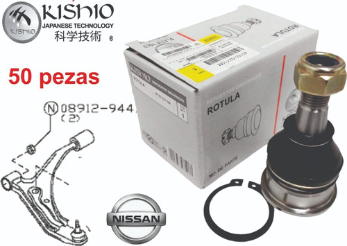 50 Rotulas Tipo Original Lisas Nissan Tsuru Iii 92-17 Kishio