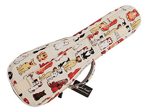 Lienzo Para Ukelele Funda Concierto 23/24 Pulgmr Dogplug - D
