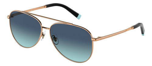 Tiffany & Co. Mujer Gafas De Sol Montura Rubedo, Lentes Azul