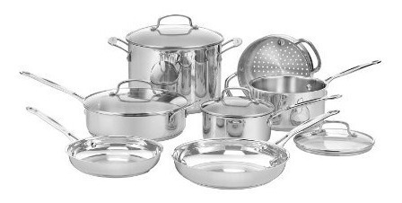 Juego De Ollas De 11 Piezas Cuisinart 77-11g Chef's Classic