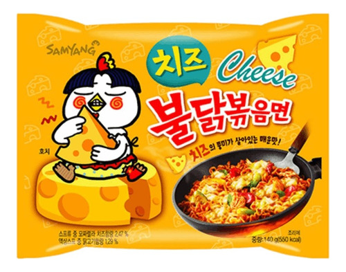 Fideo Instantaneo Ultra Picante Buldak Cheese Samyang Corea